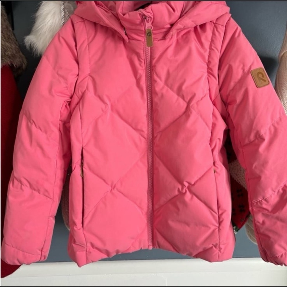 Roxy Pink Puffer Jacket